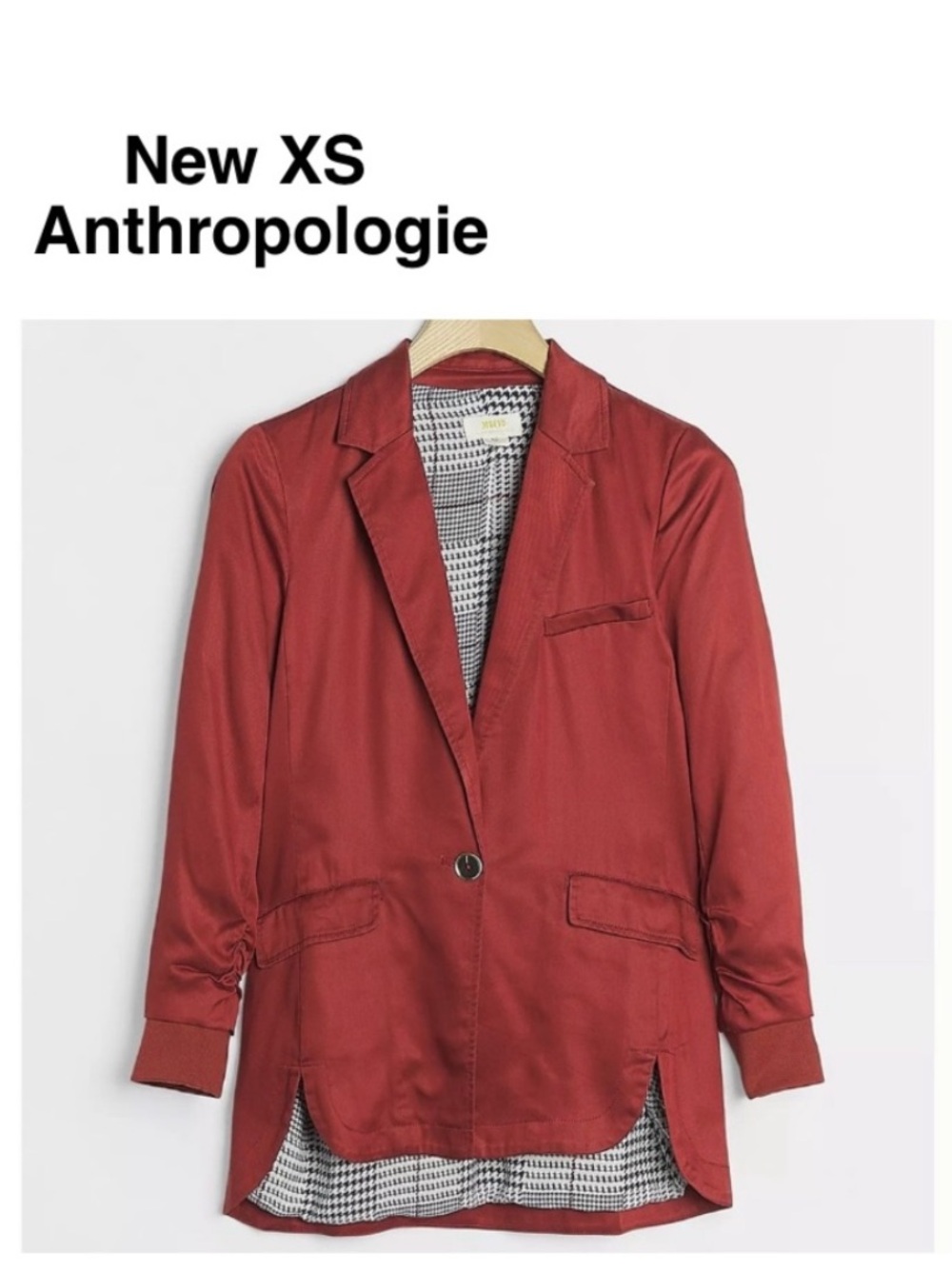 New Anthropologie Sally Draped Blazer with tags size XS ⭐️⭐️⭐️⭐️